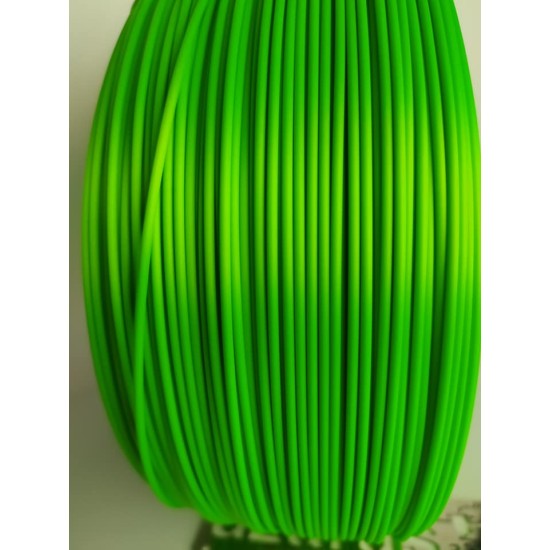 UZARAS 1.75 mm Floresan Yeşil Glint Pla Plus ™ Filament 1000gr Yarı Parlak