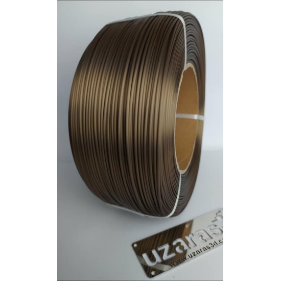 UZARAS 1.75mm Golden Brown Glint Pla Plus ™ 1000gr Yarı Parlak Ekonomik