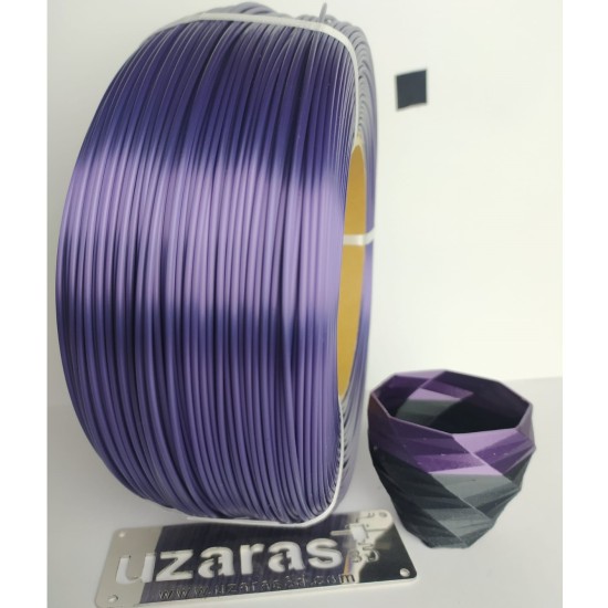 UZARAS ™ 1.75 mm Lavander Glint Pla Plus ™ Filament 1000gr Tam Parlak Lüx