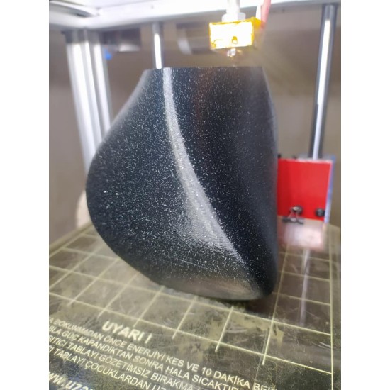 Uzaras 1.75 mm Siyah Star Gleam™ Pla Filament 1000gr Lüx