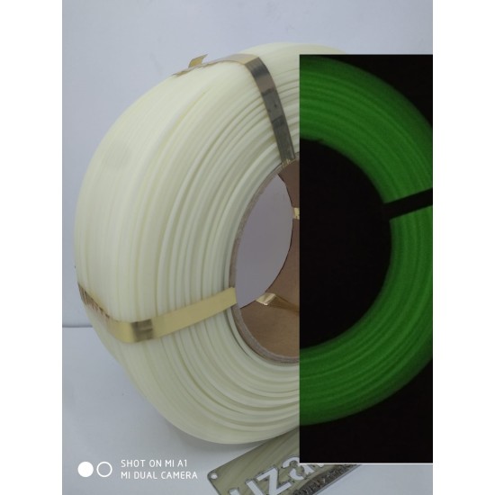 UZARAS 1.75 mm Gece Parlayan Petg Standart Filament 1000Gr Makarasız