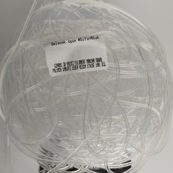 UZARAS 2.85mm Flex TPU 89A Naturel Dökme Filament 250gr Yumuşak UZARAS 2.85mm Flex TPU 89A Naturel Dökme Filament 250gr Yumuşak