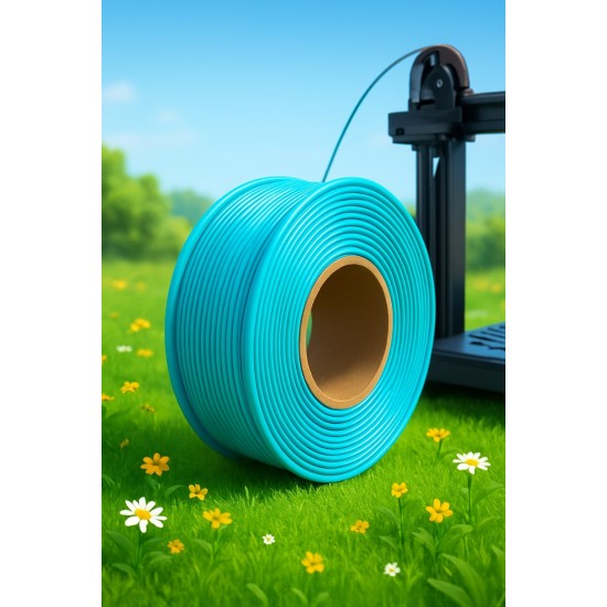 UZARAS 1.75 mm Maldivian Blue PLA Plus Filament 1000Gr UZARAS 1.75 mm Maldivian Blue PLA Plus Filament 1000Gr