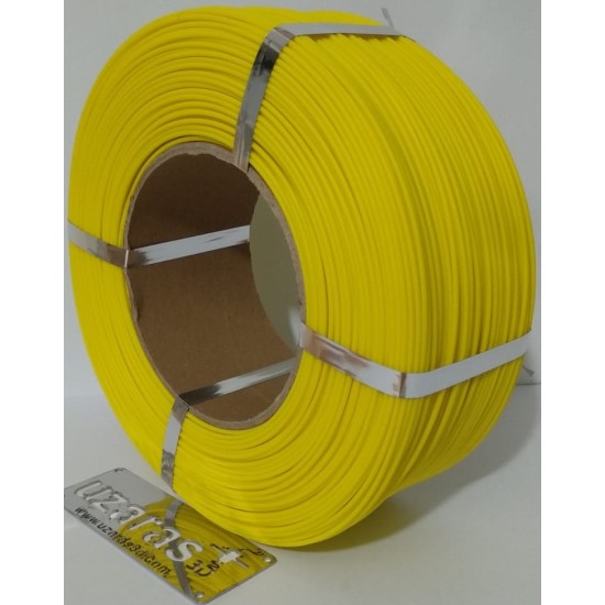 UZARAS 1.75 mm Sarı Eco PLA Plus Filament 1000Gr Makarasız