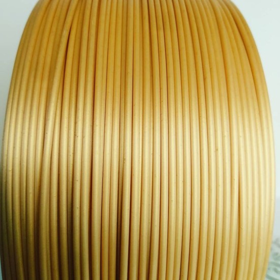 UZARAS ™ 1.75 mm Soluk Altın Pla Filament 1000gr Metalize Lüx