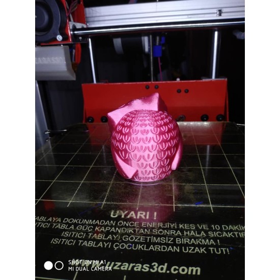 UZARAS 1.75 mm Filamingo Pembesi Glint Pla Plus ™ Filament 1000gr