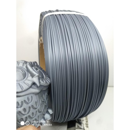UZARAS 1.75 mm Glint Grey Pla Plus ™ Filament 1000gr Yarı Parlak Ekonomik