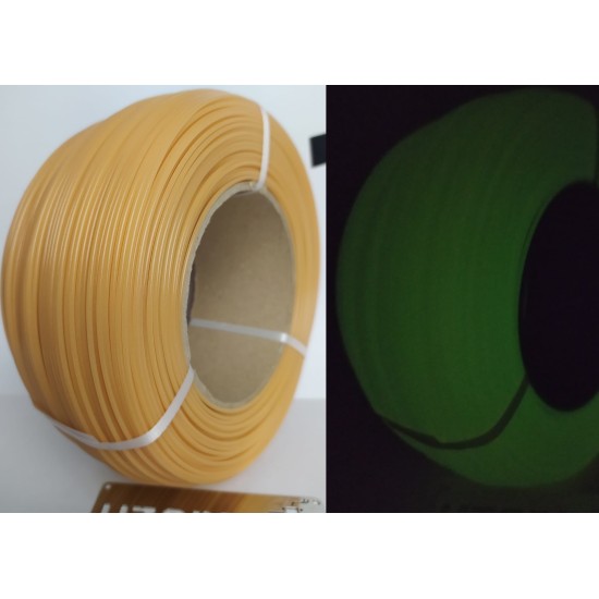 UZARAS ™ 1.75mm Turuncu Gece Parlayan Pla Filament 1000Gr Profesyonel