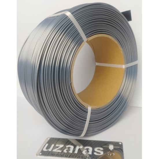 UZARAS ™ 1.75 mm Silver Glint Pla Plus ™ Filament 1000gr Tam Parlak Lüx