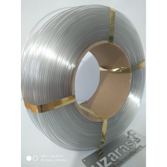 UZARAS 1.75 mm Naturel PetG Filament 1000Gr