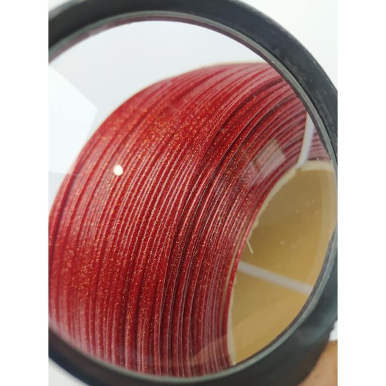 Uzaras™ 1.75 mm Red Star Gleam™ Pla Filament 1000gr Lüx
