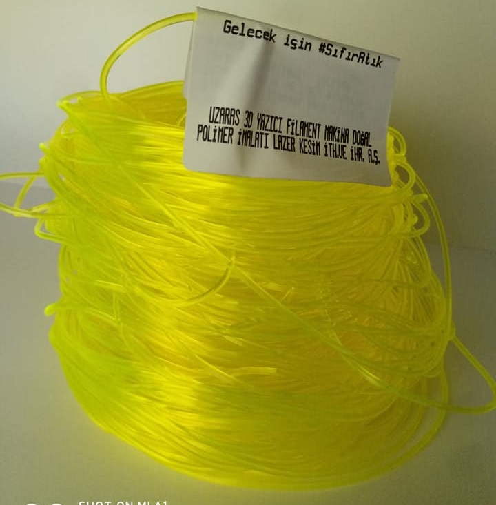 Uzaras TPU 1.7mm 0.25kg Sarı