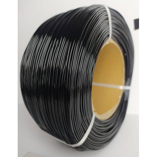 UZARAS ™ 1.75mm TPU 55D Shore Siyah Filament 1000 gr Orta Sertlikte