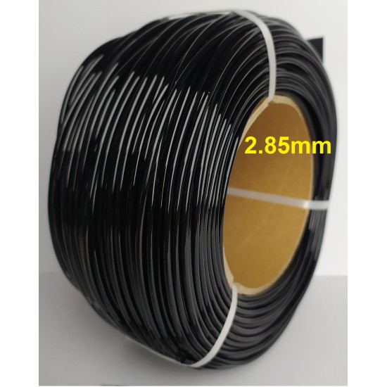 UZARAS ™ 2.85mm TPU 55D Shore Siyah Filament 1000 gr Orta Sertlikte