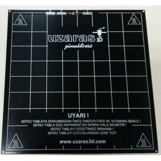 UZARAS 3D PCB ISITICI TABLA