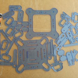 Robot Örümcek Lazer Kesim Parçaları