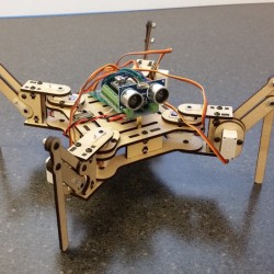 Robot Örümcek Lazer Kesim Parçaları