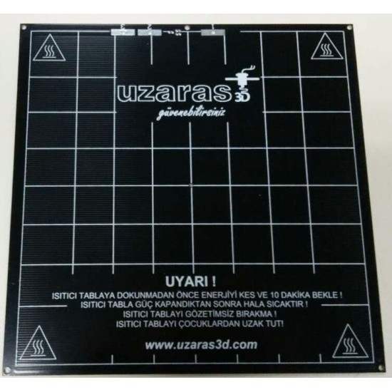 Uzaras3d Mk3b Aluminyum Isıtıcı Tabla